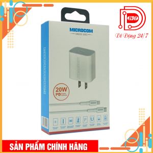 Bộ sạc nhanh 20W Microcom - IPhone