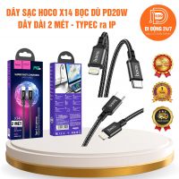 Dây sạc Hoco X14 Bọc dù PD20W 2Mét - TypeC ra IP